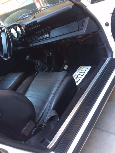 1983 White Porsche 930 Convertible