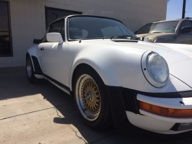 1983 White Porsche 930 Convertible
