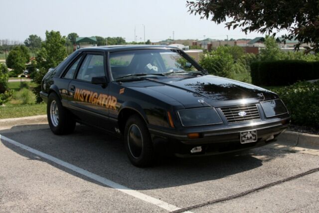 1984 Black Ford Mustang Hatchback