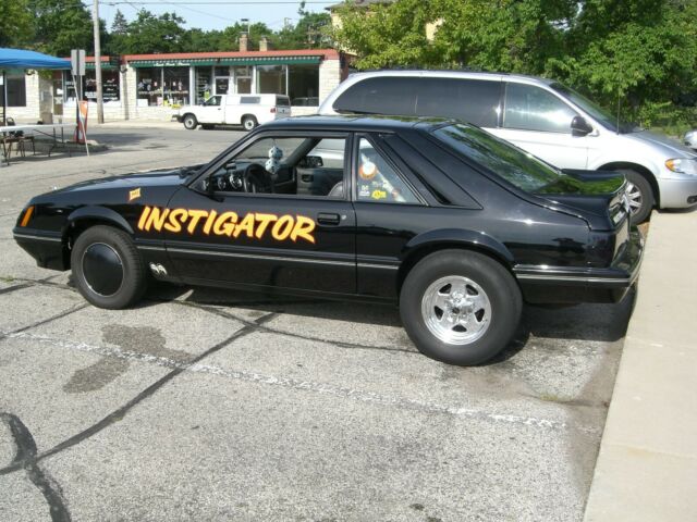 1984 Black Ford Mustang Hatchback