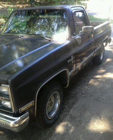 19840000 charcoal gray Chevrolet Silverado 1500 Standard Cab Pickup