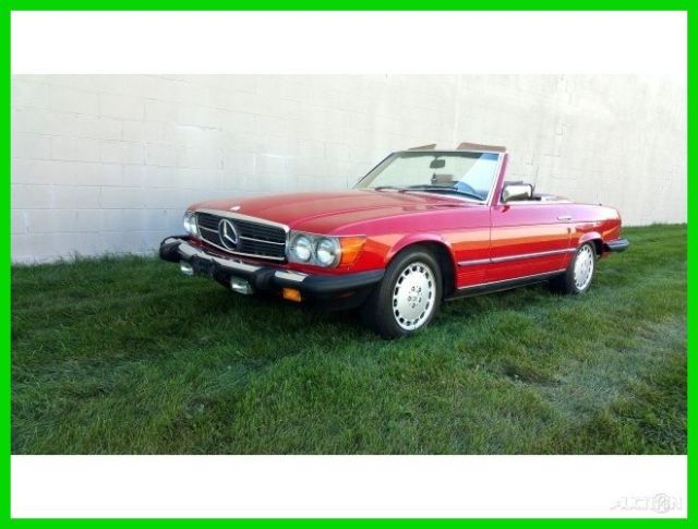 1984 Red Mercedes-Benz SL-Class