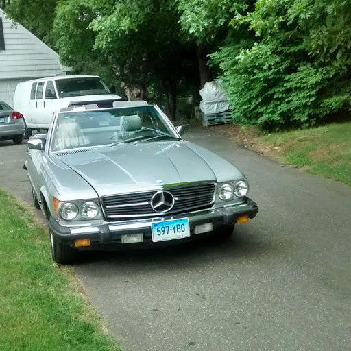 1984 Silver Mercedes-Benz 300-Series Convertible