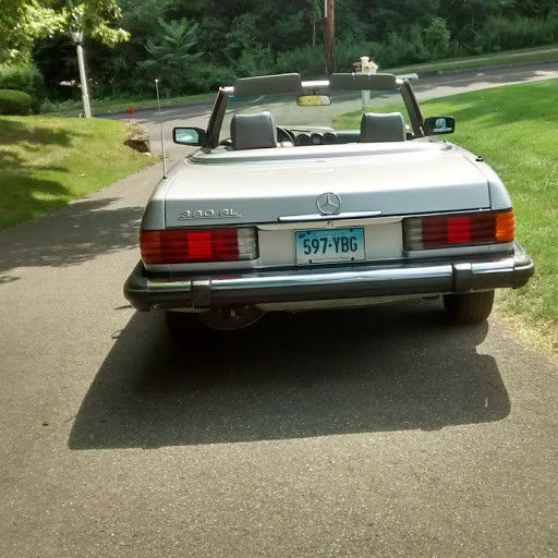 1984 Silver Mercedes-Benz 300-Series Convertible