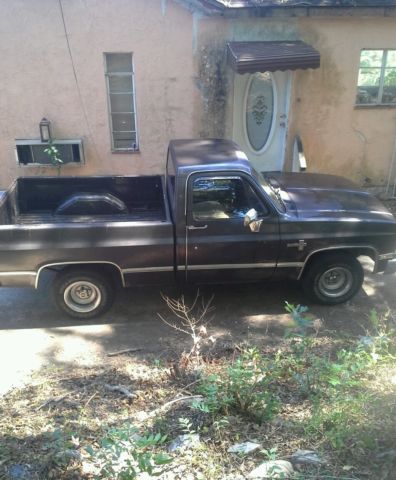 19840000 charcoal gray Chevrolet Silverado 1500 Standard Cab Pickup