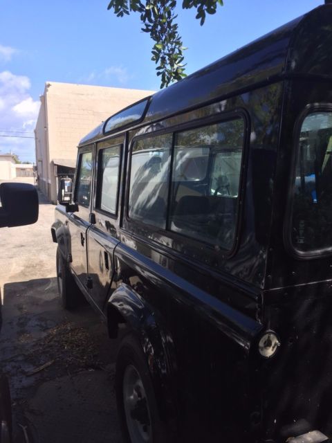 1984 Black Land Rover Defender SUV