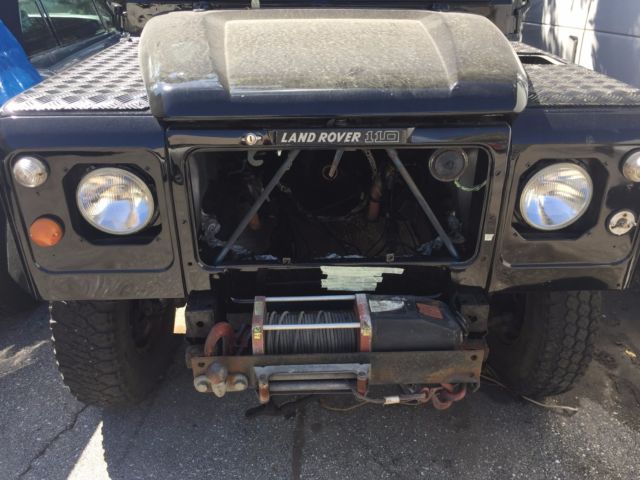 1984 Black Land Rover Defender SUV