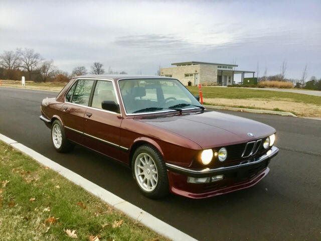 1984 Burgundrot Metallic (199) BMW 5-Series Sedan