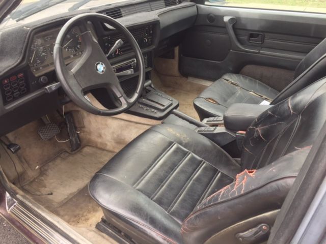 1984 Burgundy BMW 6-Series Coupe