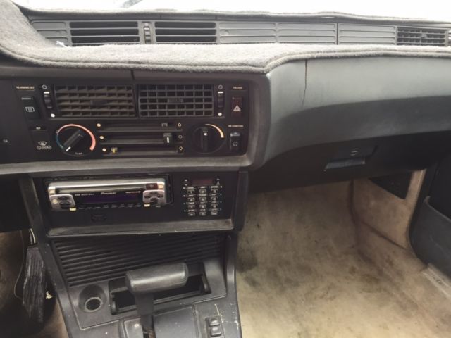 1984 Burgundy BMW 6-Series Coupe