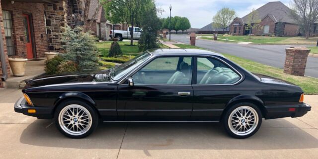 1984 Black BMW 6-Series Coupe