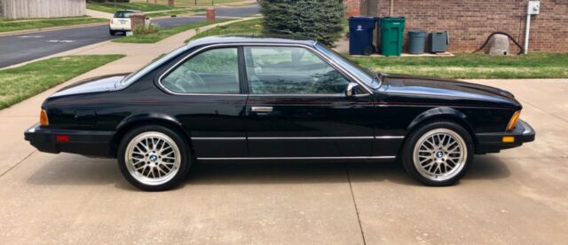 1984 Black BMW 6-Series Coupe