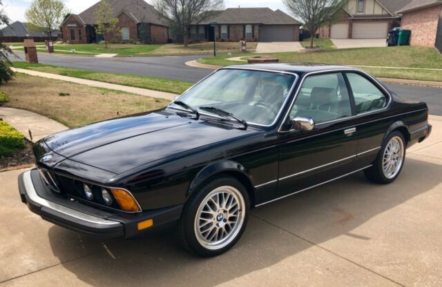 1984 Black BMW 6-Series Coupe