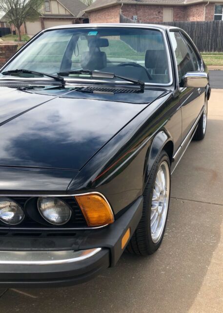 1984 Black BMW 6-Series Coupe