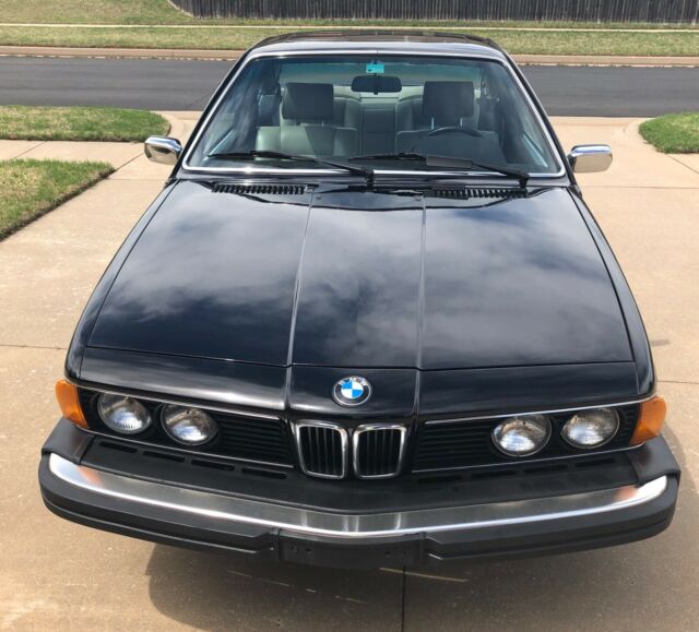 1984 Black BMW 6-Series Coupe