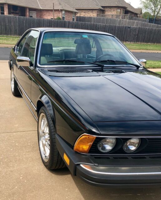 1984 Black BMW 6-Series Coupe