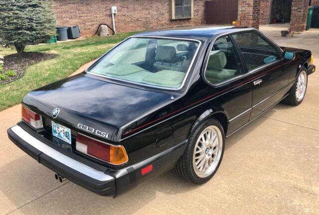 1984 Black BMW 6-Series Coupe