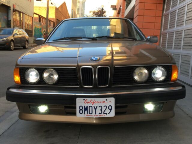 1984 BAHAMA BEIGE BMW 6-Series Coupe