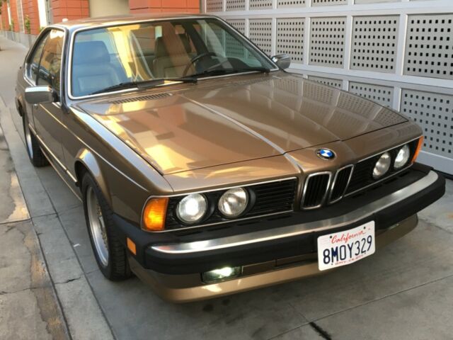 1984 BAHAMA BEIGE BMW 6-Series Coupe