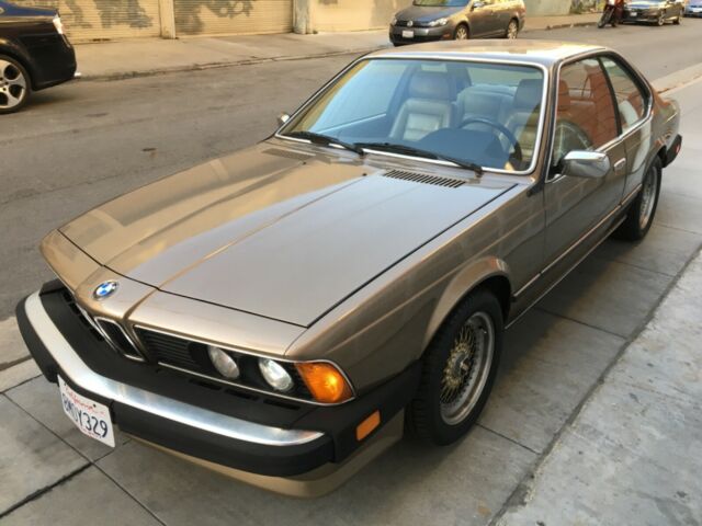1984 BAHAMA BEIGE BMW 6-Series Coupe