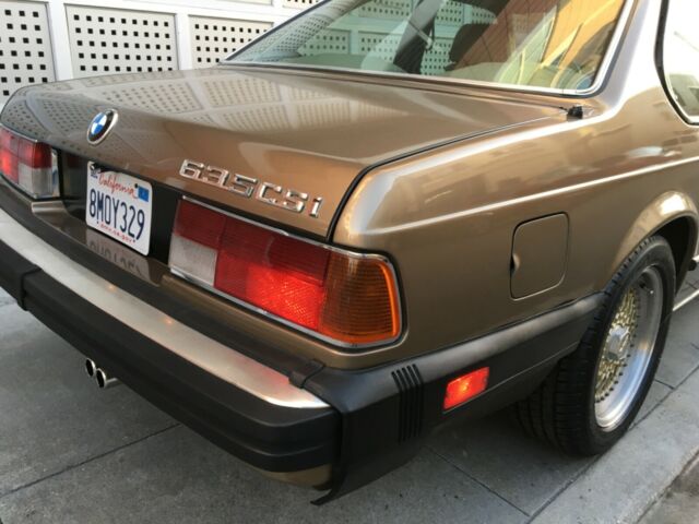 1984 BAHAMA BEIGE BMW 6-Series Coupe