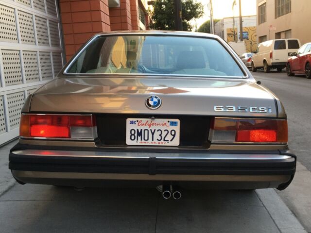 1984 BAHAMA BEIGE BMW 6-Series Coupe