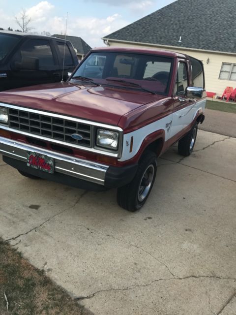 1984 Red Ford Bronco II