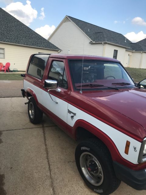 1984 Red Ford Bronco II