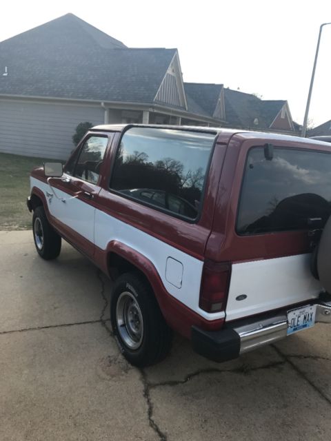 1984 Red Ford Bronco II