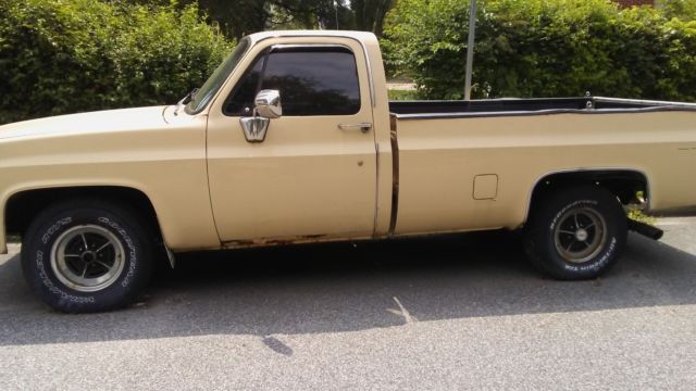 1984 Tan Chevrolet C-10 Crew Cab Pickup