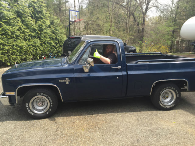1984 Blue Chevrolet C-10 Standard Cab Pickup