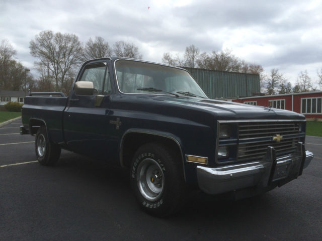 1984 Blue Chevrolet C-10 Standard Cab Pickup