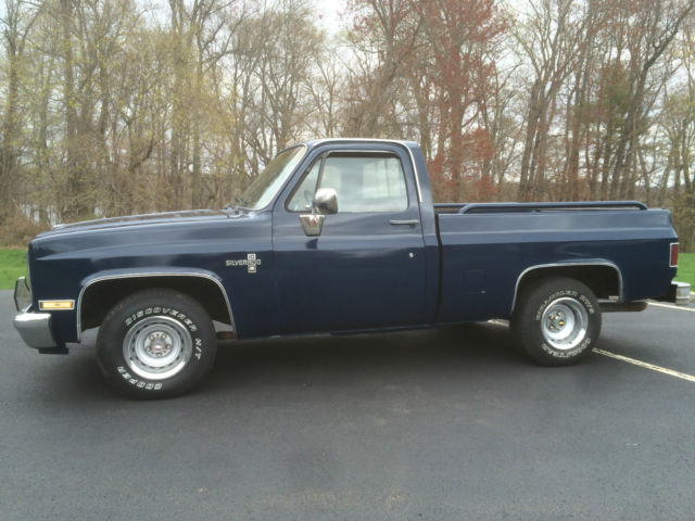 1984 Blue Chevrolet C-10 Standard Cab Pickup
