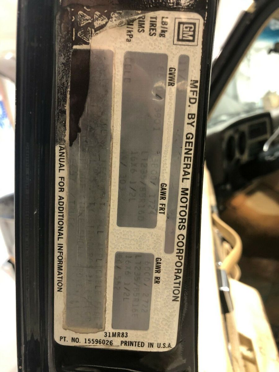 1984 Brown Chevrolet C/K Pickup 2500