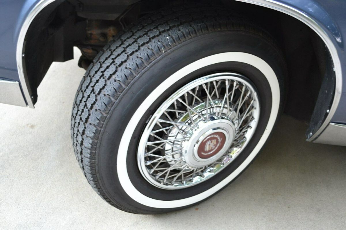 1984 Blue Cadillac Eldorado CONV