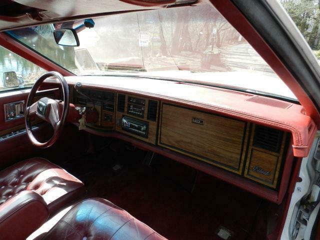 1984 White Cadillac Eldorado CONV