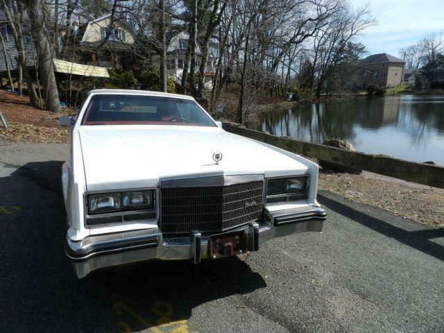 1984 White Cadillac Eldorado CONV