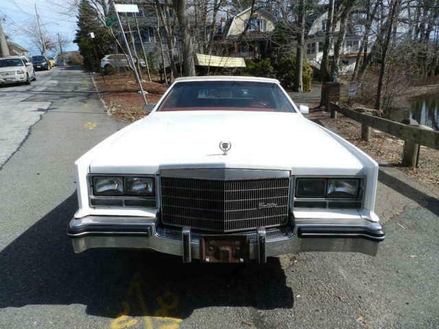 1984 White Cadillac Eldorado CONV