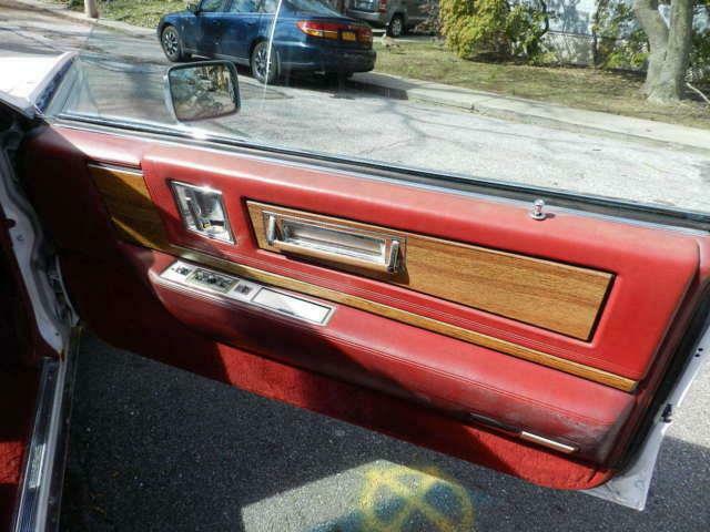 1984 White Cadillac Eldorado CONV