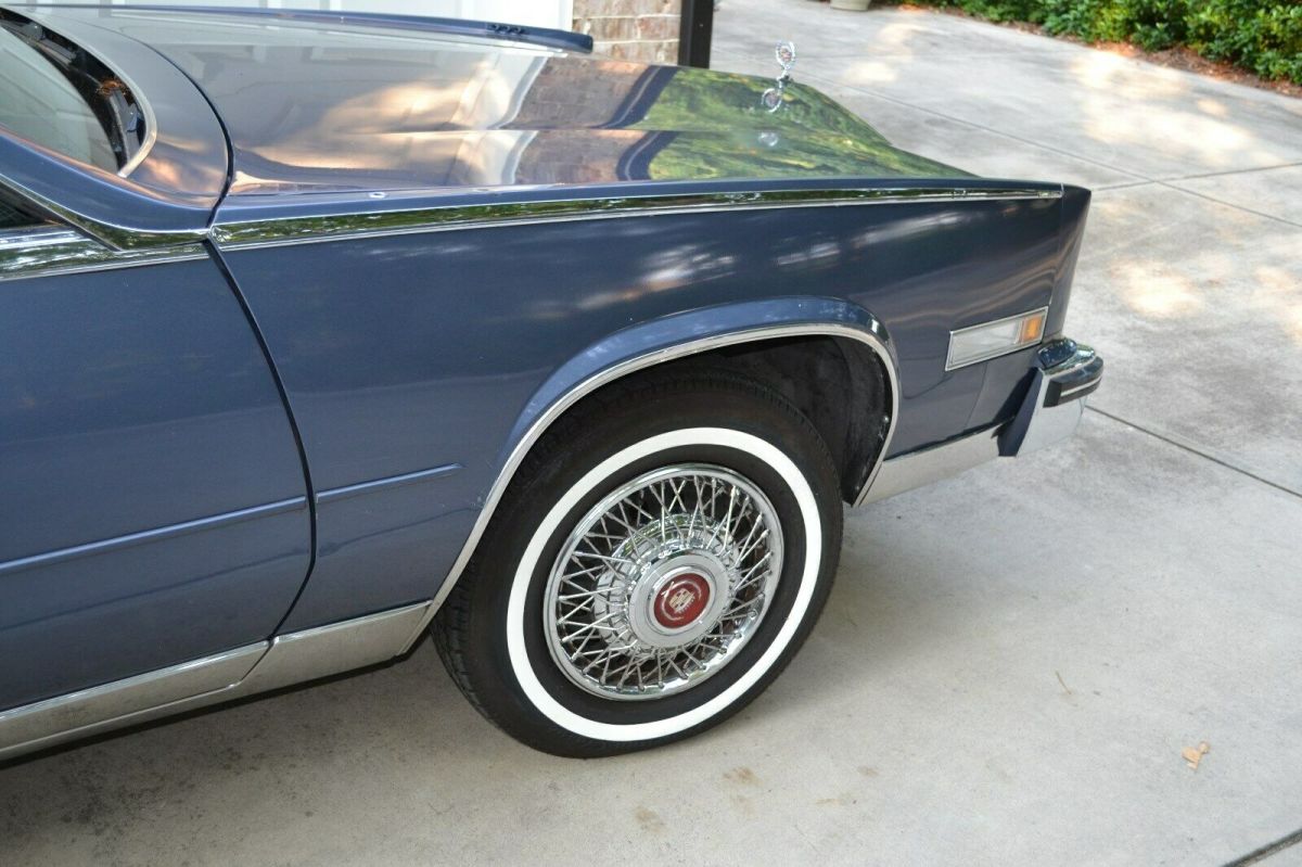 1984 Blue Cadillac Eldorado CONV