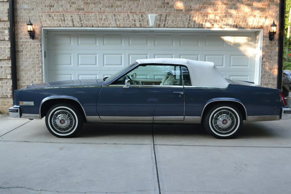 1984 Blue Cadillac Eldorado CONV