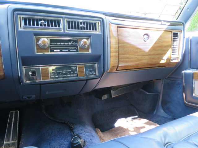 1984 Blue Cadillac Fleetwood Sedan