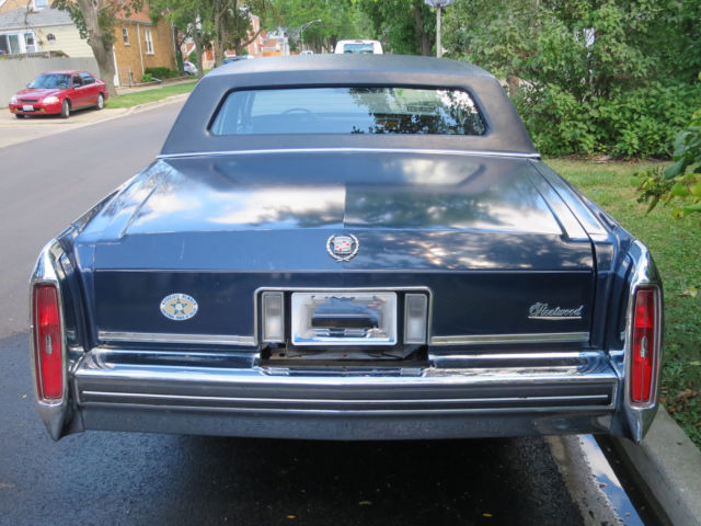 1984 Blue Cadillac Fleetwood Sedan