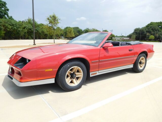 1984 Red Chevrolet Camaro Convertible