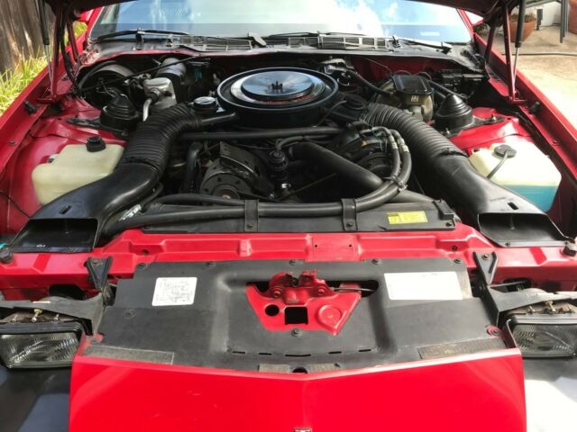 1984 Red Chevrolet Camaro Convertible