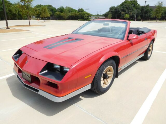 1984 Red Chevrolet Camaro Convertible