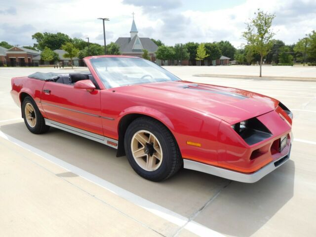 1984 Red Chevrolet Camaro Convertible