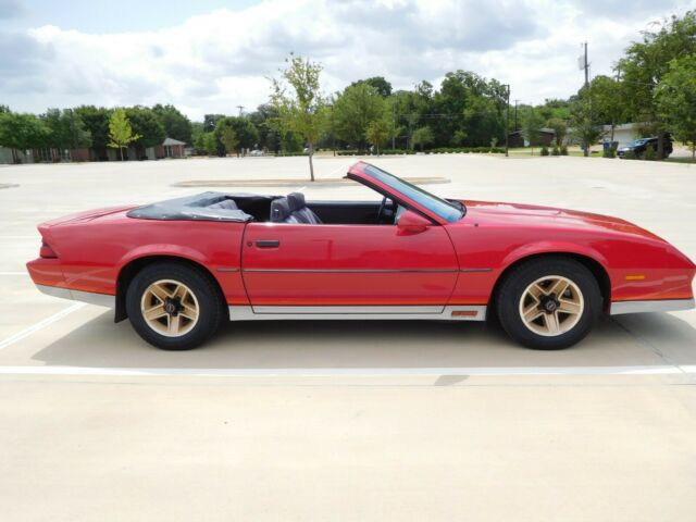 1984 Red Chevrolet Camaro Convertible