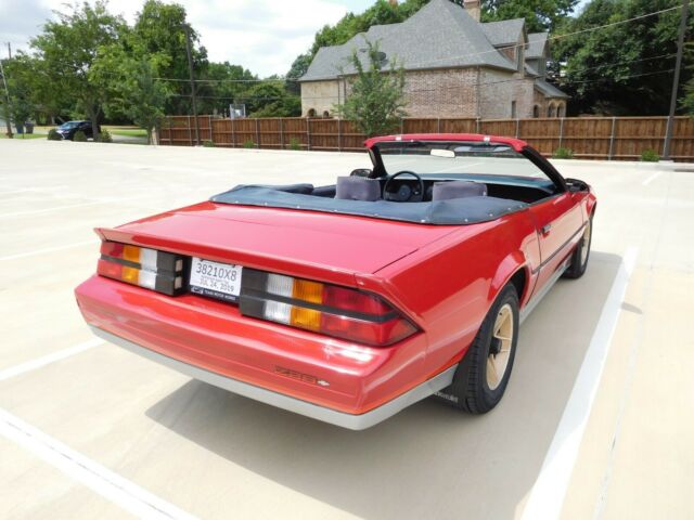 1984 Red Chevrolet Camaro Convertible
