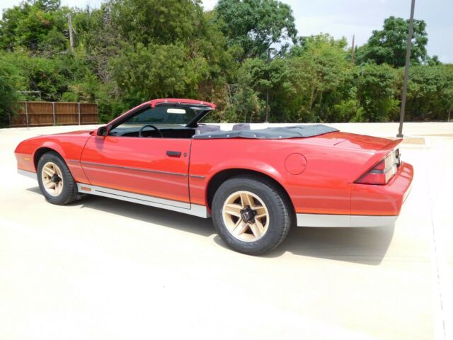 1984 Red Chevrolet Camaro Convertible